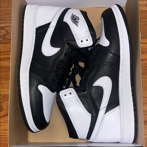 Nike Black and White High-Top Jordan 1’s